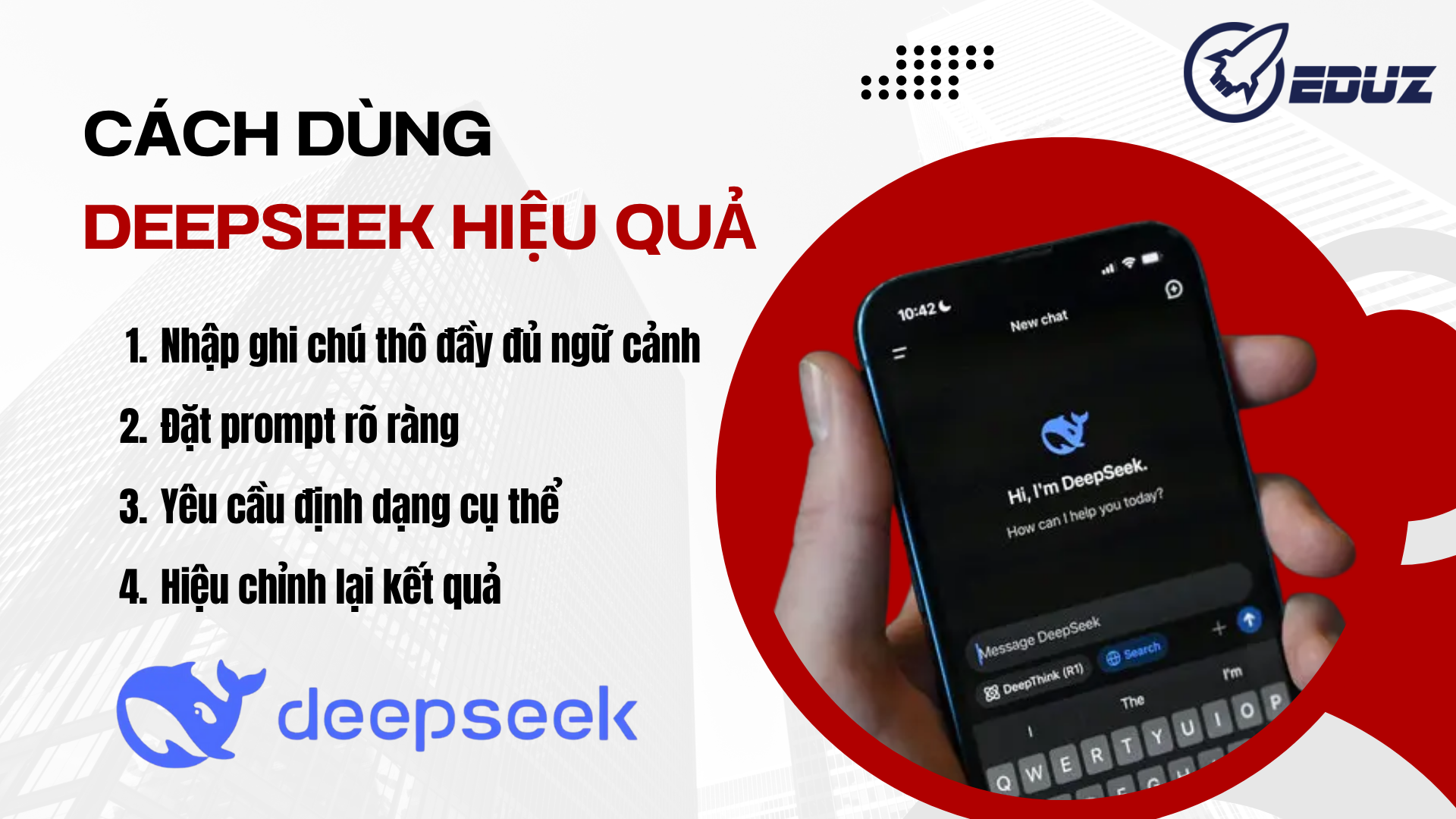 3. Cách dùng DeepSeek hiệu quả