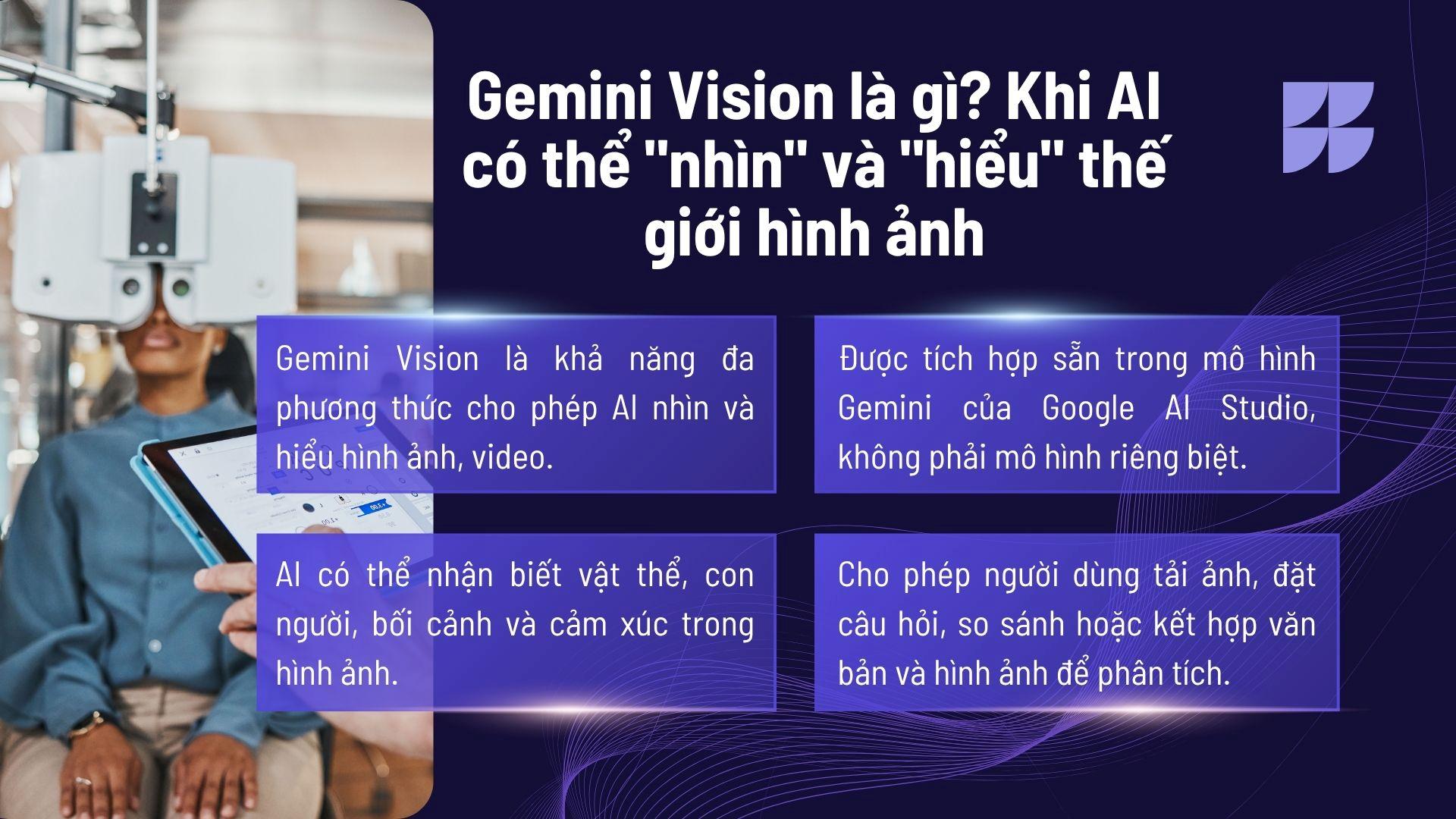 Gemini Vision là gì? Khi AI có thể "nhìn" và "hiểu" thế giới hình ảnh