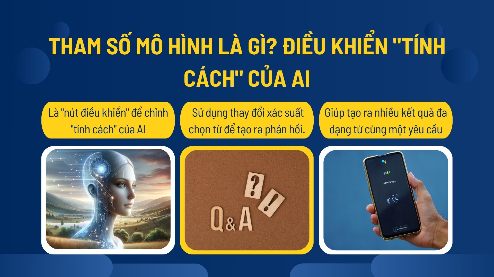 Tham số mô hình là gì? Điều khiển "tính cách" của AI