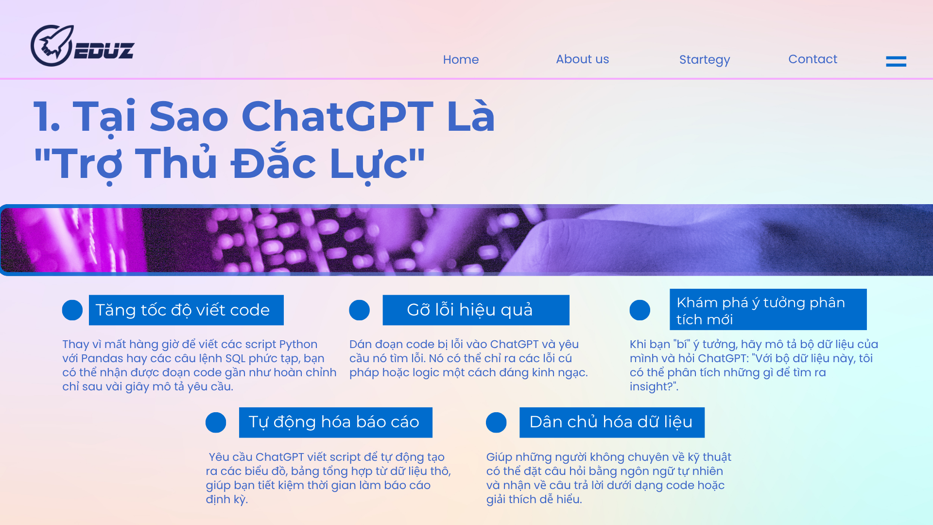 1. Tại Sao ChatGPT Là "Trợ Thủ Đắc Lực" Của Data Analyst?