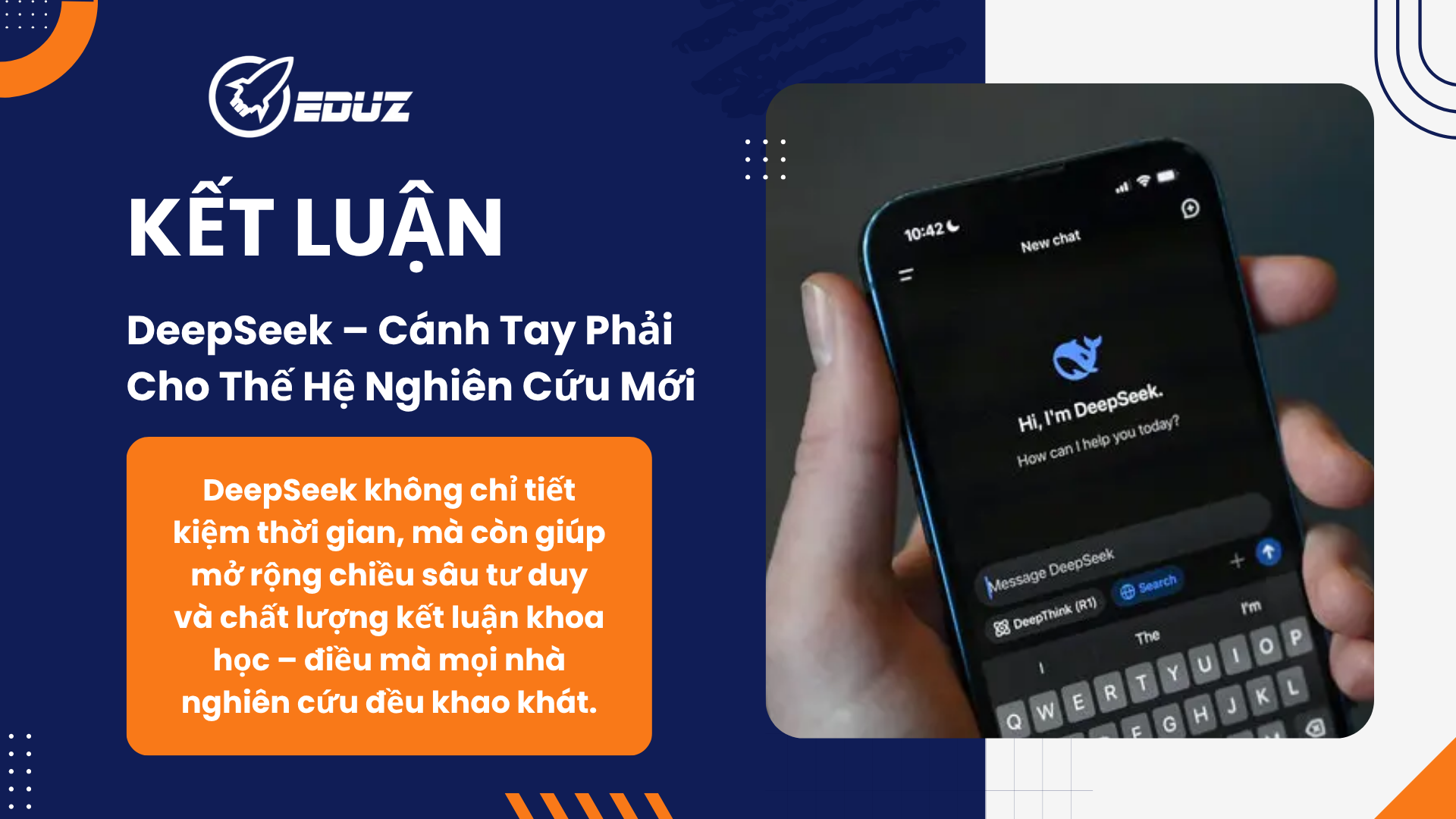 5. Kết Luận: DeepSeek – Cánh Tay Phải Cho Thế Hệ Nghiên Cứu Mới
