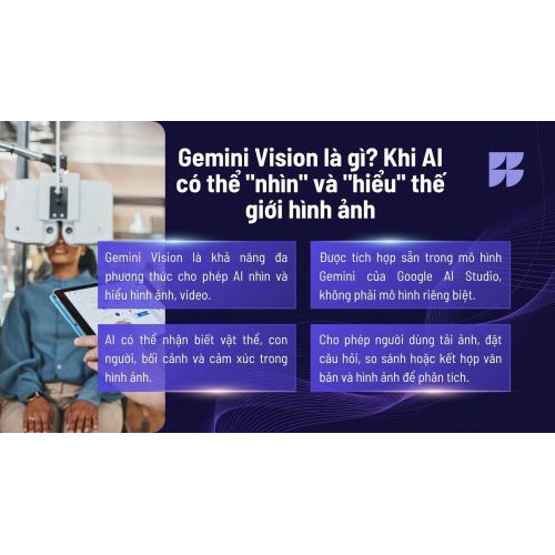 Gemini Vision là gì? Khi AI có thể "nhìn" và "hiểu" thế giới hình ảnh