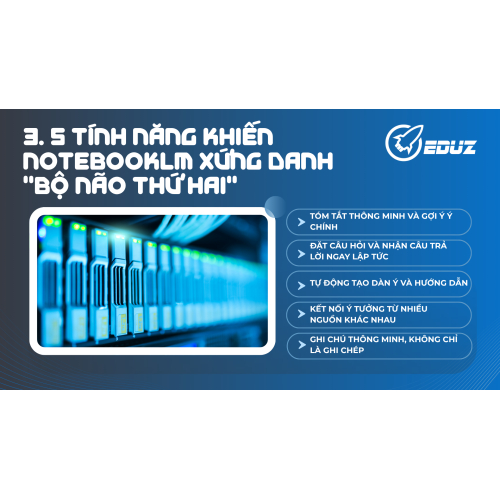 3. 5 Tính Năng Khiến NotebookLM Xứng Danh "Bộ Não Thứ Hai"