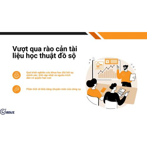 Vượt qua rào cản tài liệu học thuật đồ sộ