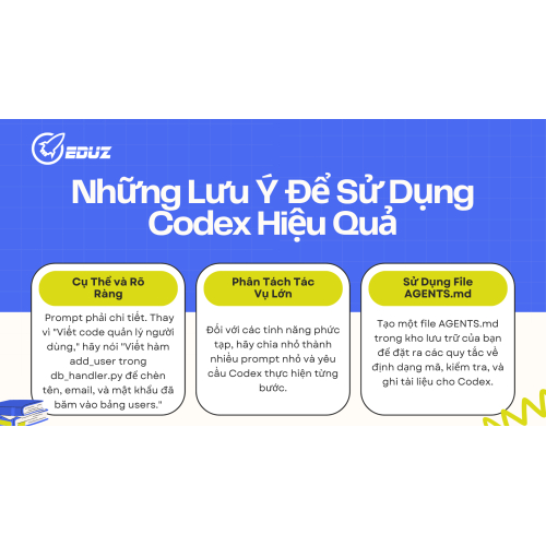 4. Những Lưu Ý Để Sử Dụng Codex Hiệu Quả