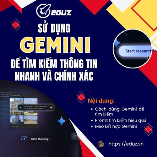 Sử Dụng Gemini Để Tìm Kiếm Thông Tin Nhanh Và Chính Xác