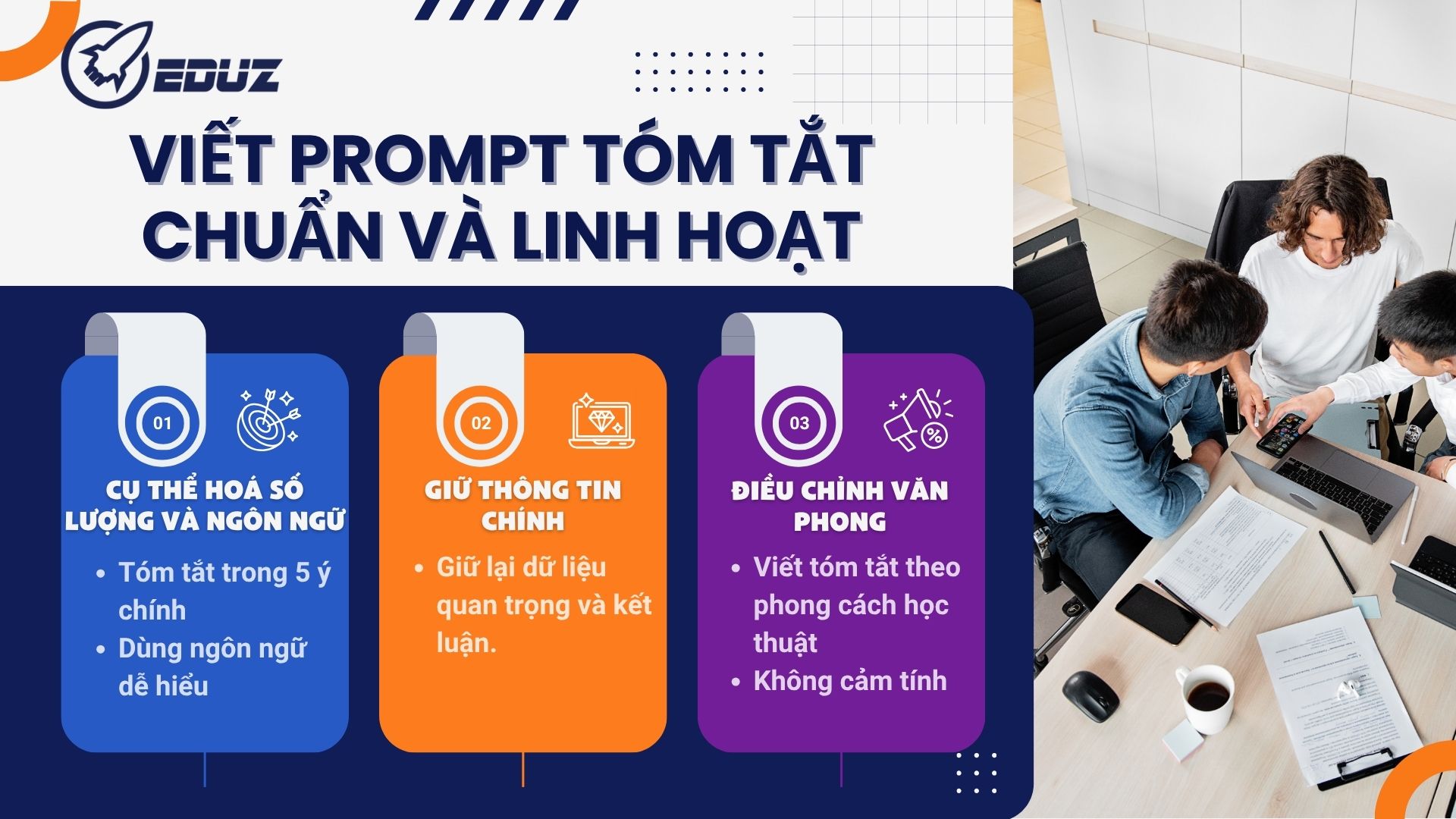 2. Viết prompt tóm tắt chuẩn và linh hoạt