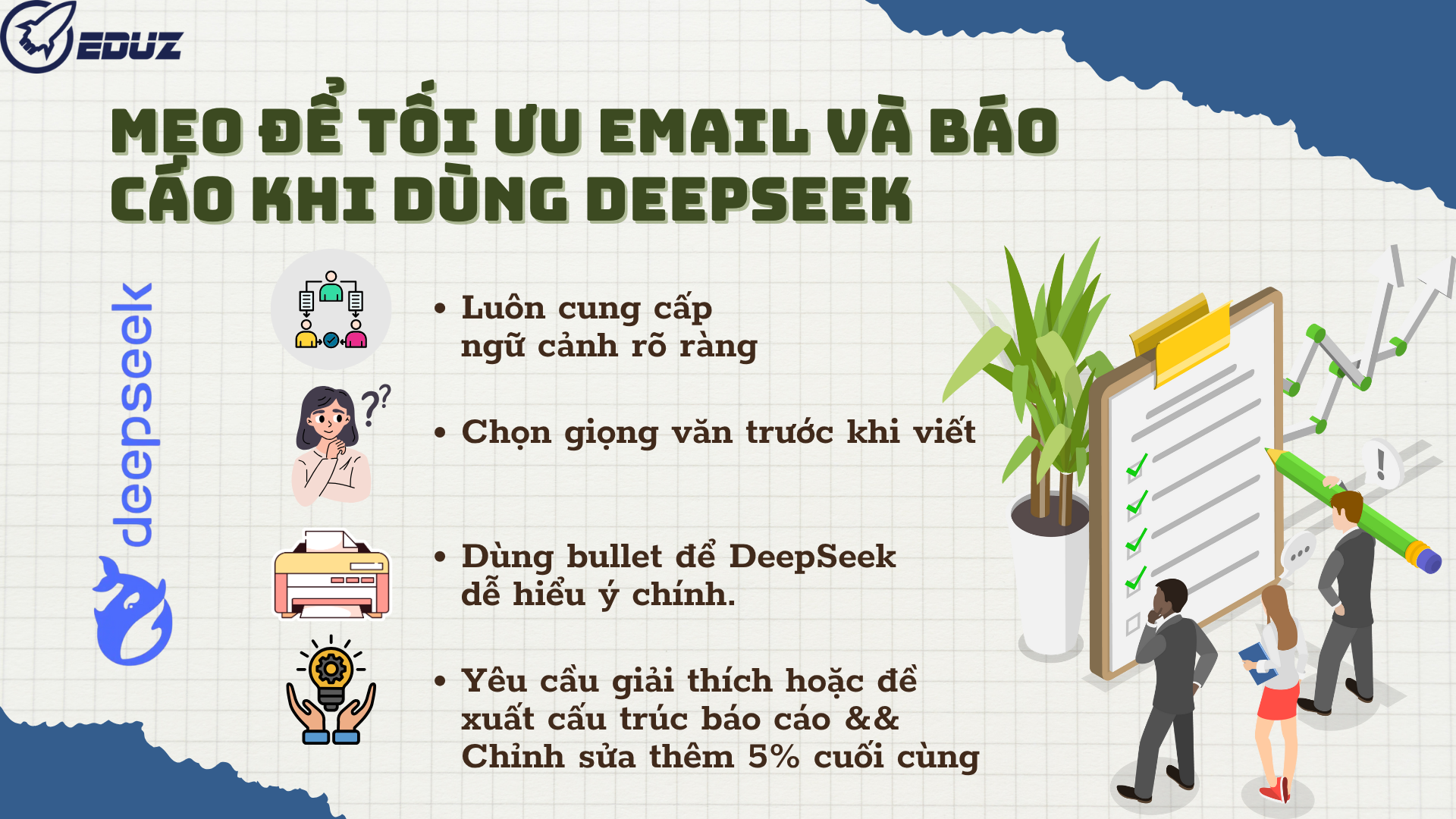 4. Mẹo Để Tối Ưu Email Và Báo Cáo Khi Dùng DeepSeek