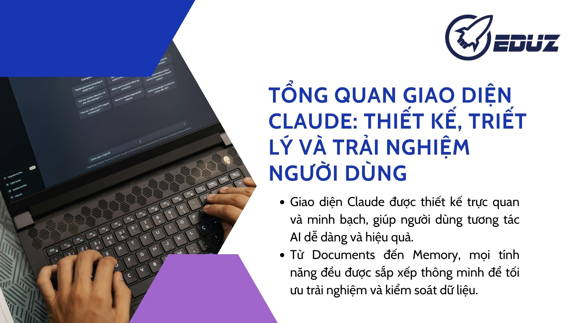 1. Tổng quan giao diện Claude: Thiết kế, triết lý và trải nghiệm người dùng
