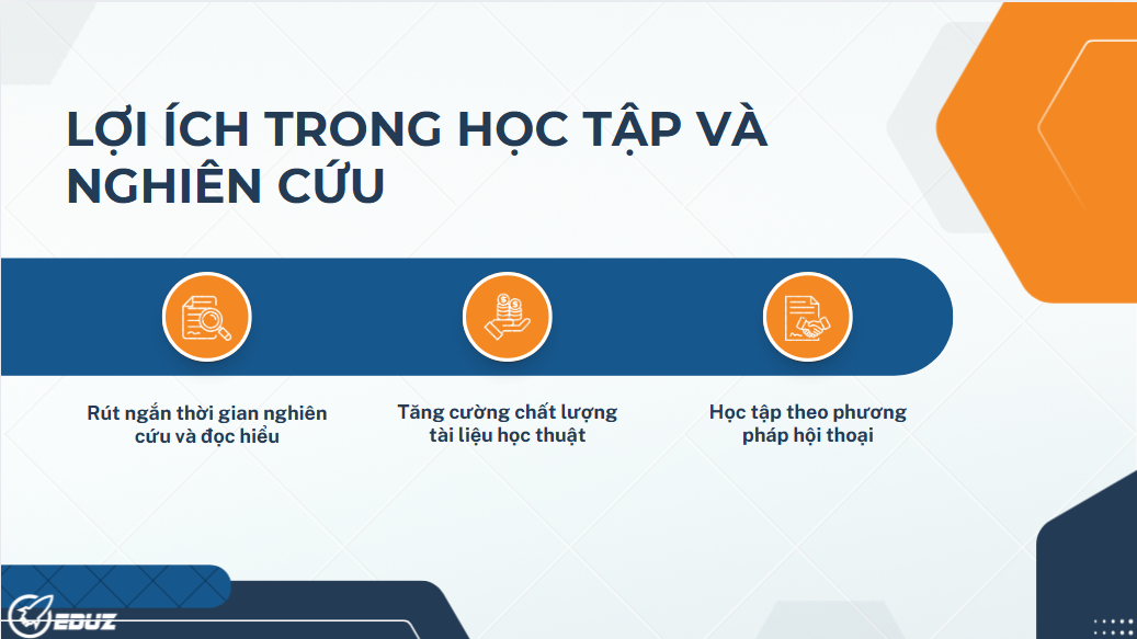 I. Lợi ích trong học tập và nghiên cứu