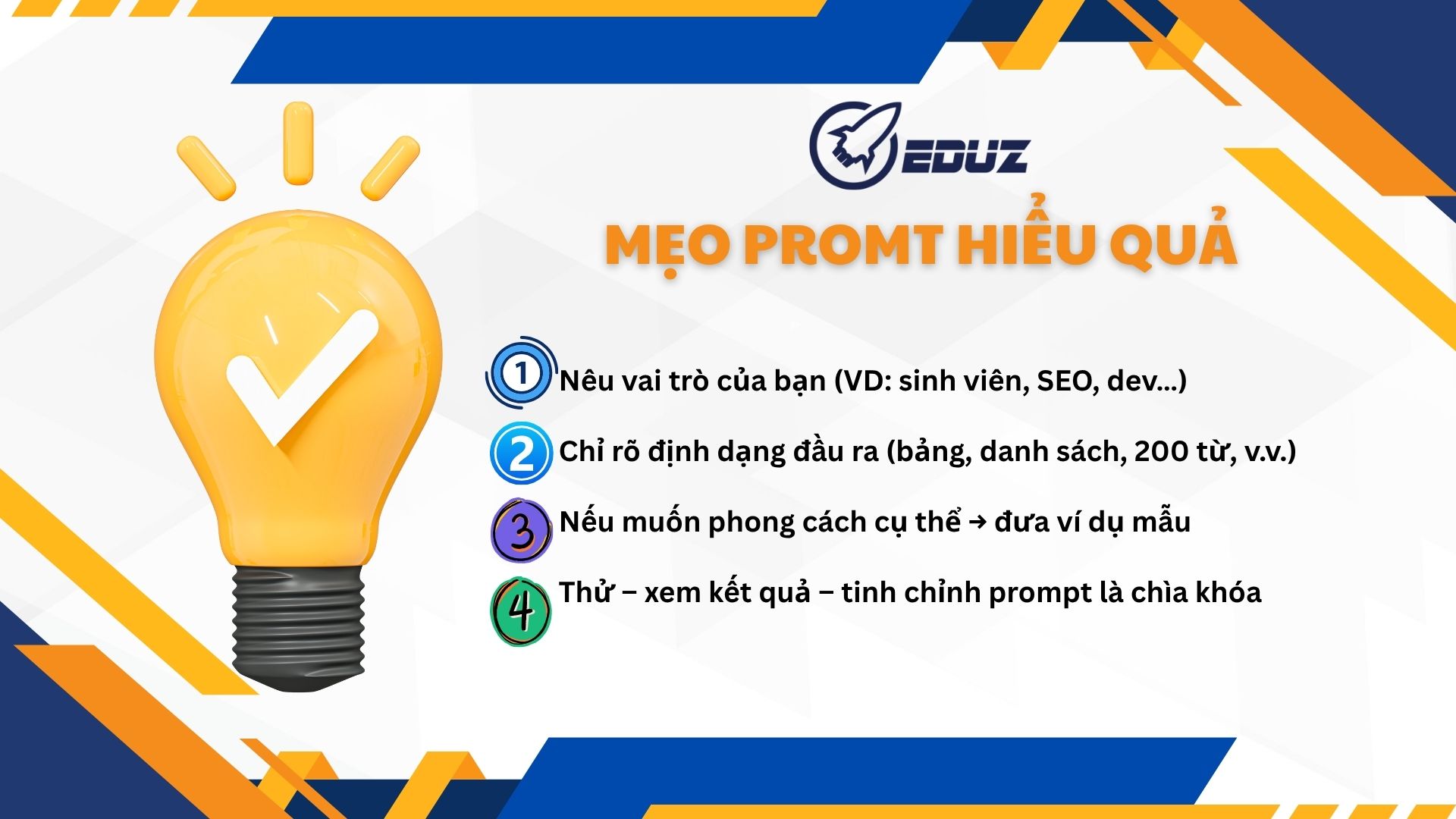 4. Một vài mẹo tôi thường áp dụng khi viết prompt