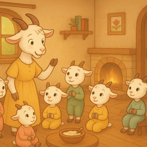 Câu chuyện: Sói và 7 chú dê con - Nguyễn Ngọc Anh Thư