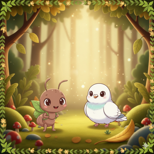 Kiến và chim bồ câu - Đào Phạm Ngọc Tú