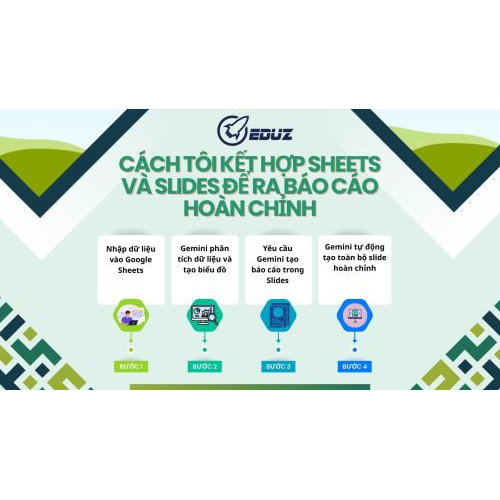 3. Cách tôi kết hợp Sheets và Slides để ra báo cáo hoàn chỉnh