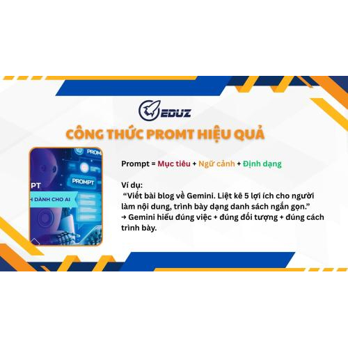 3. Công thức viết prompt hiệu quả – “Công thức 3 phần”