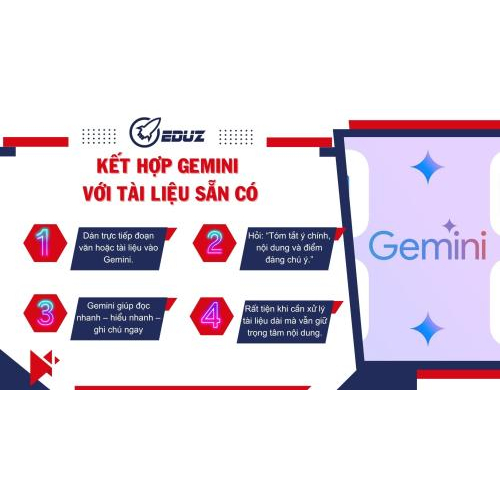 4. Một mẹo nhỏ: Kết hợp Gemini với trình duyệt hoặc tài liệu có sẵn