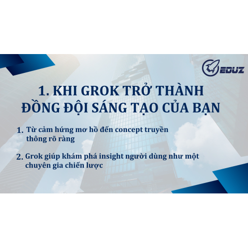 1. Khi Grok trở thành đồng đội sáng tạo của bạn
