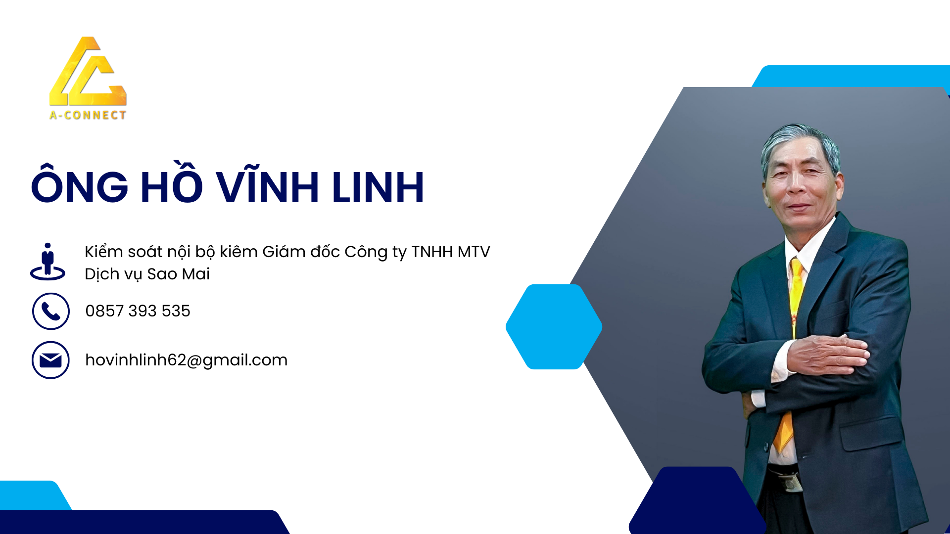 4. Ông: Hồ Vĩnh Linh