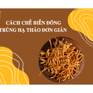 Cách sử dụng đông trùng hạ thảo tươi