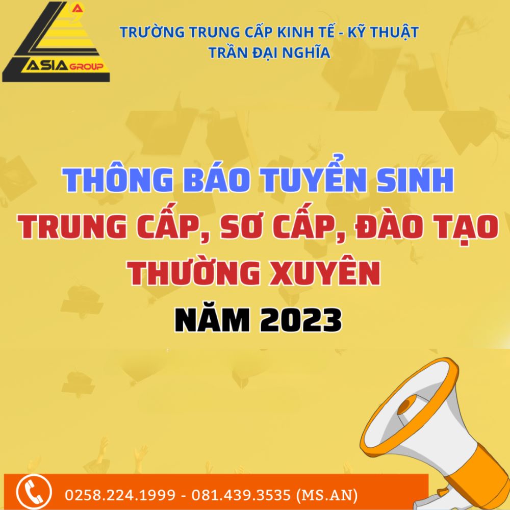 Tuyển Sinh Trung Cấp, Sơ Cấp Và Chương Trình Đào Tạo Thường Xuyên Năm 2023