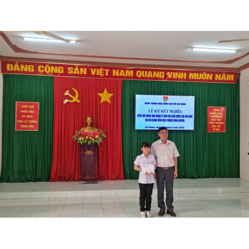 Tổ Chức Lễ ký kết nghĩa giữa Chi Đoàn Ban Quản lý Khu du lịch quốc gia Núi Sam và Chi Đoàn Đồn Biên phòng Vĩnh Nguơn