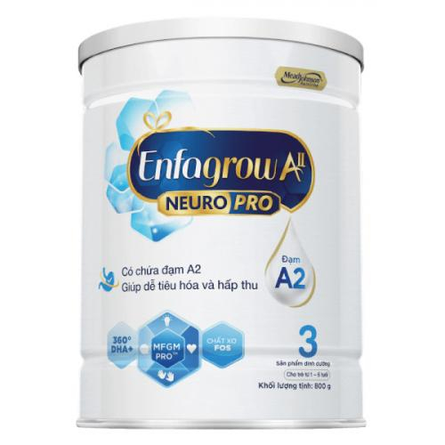 Sữa Bột Enfamil A2 Neuropro 3 Lon 800gr (1-6 Tuổi)