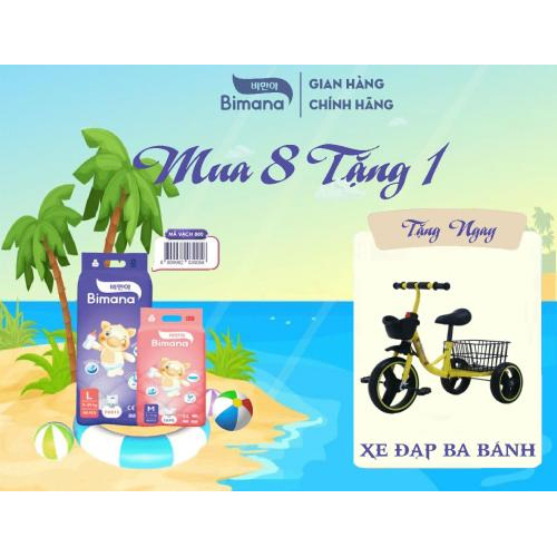 Tã bỉm quần Bimana Hàn Quốc size L