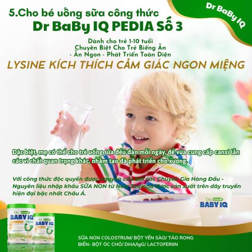 Dr BABY IQ PEDIA 3 ***DÀNH CHO TRẺ TỪ 1 – 10 TUỔI