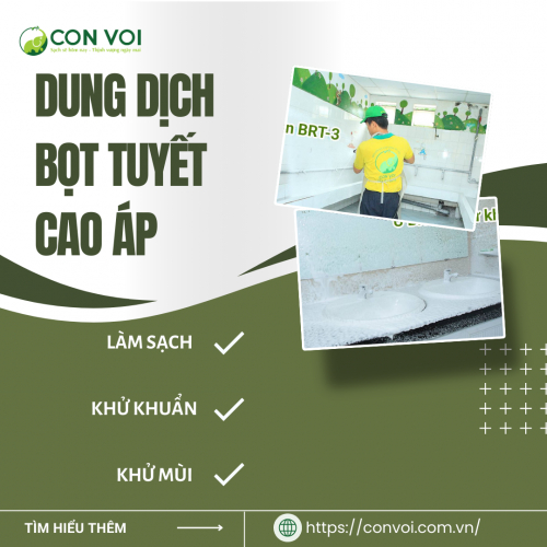 Dung Dịch Bọt Tuyết Cao Áp