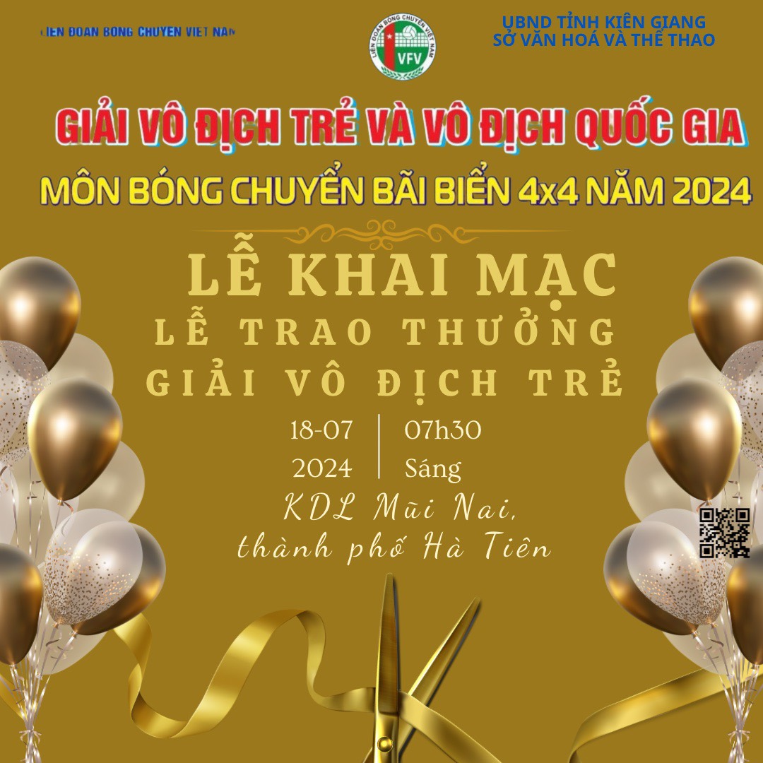 Lễ Khai Mạc Giải Vô Địch Trẻ & Giải Vô Địch Quốc Gia | Môn Bóng Chuyền Bãi Biển Năm 2024