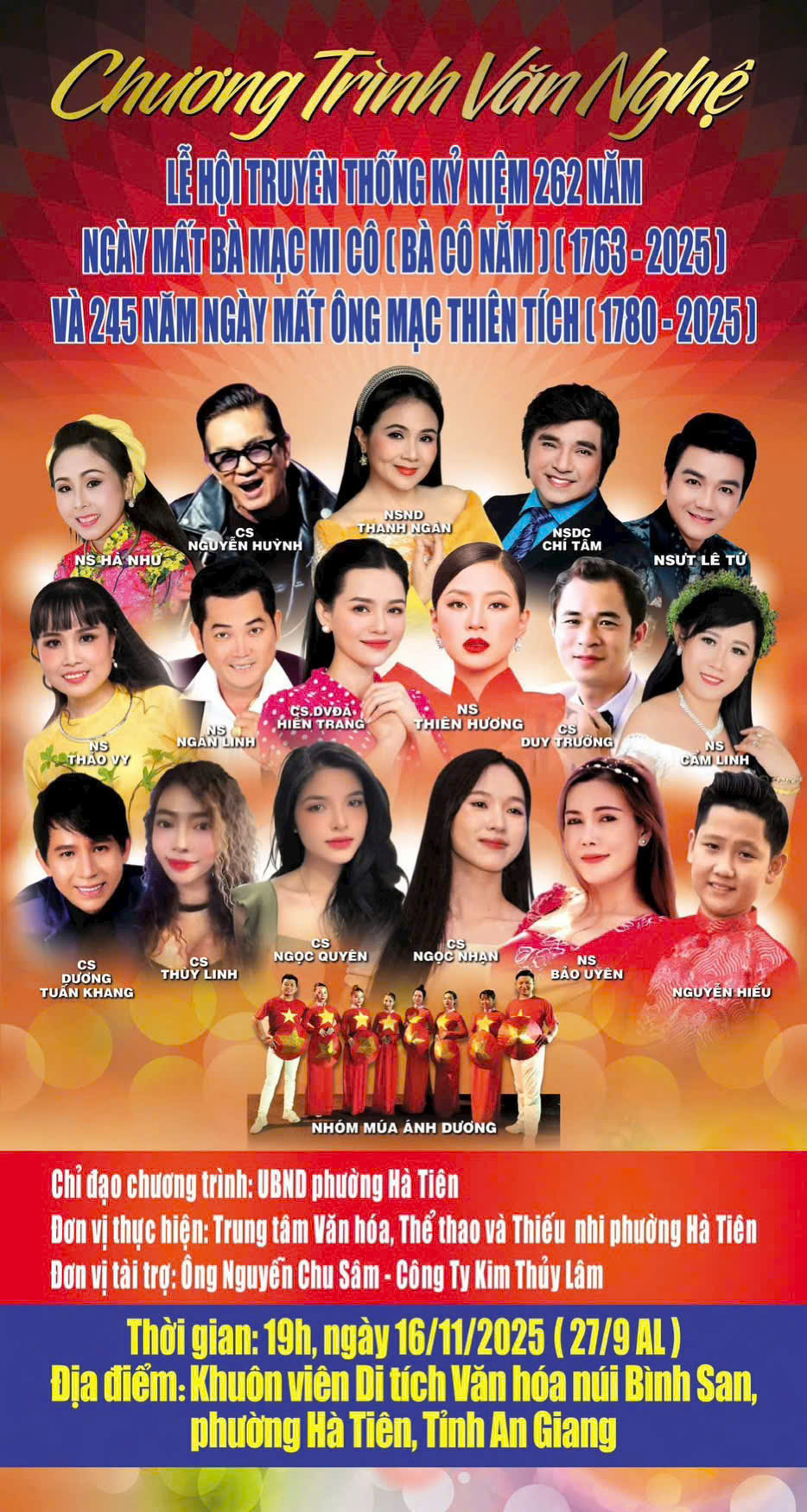 🎭 Đêm Khai Mạc Lễ Hội Hà Tiên 2025