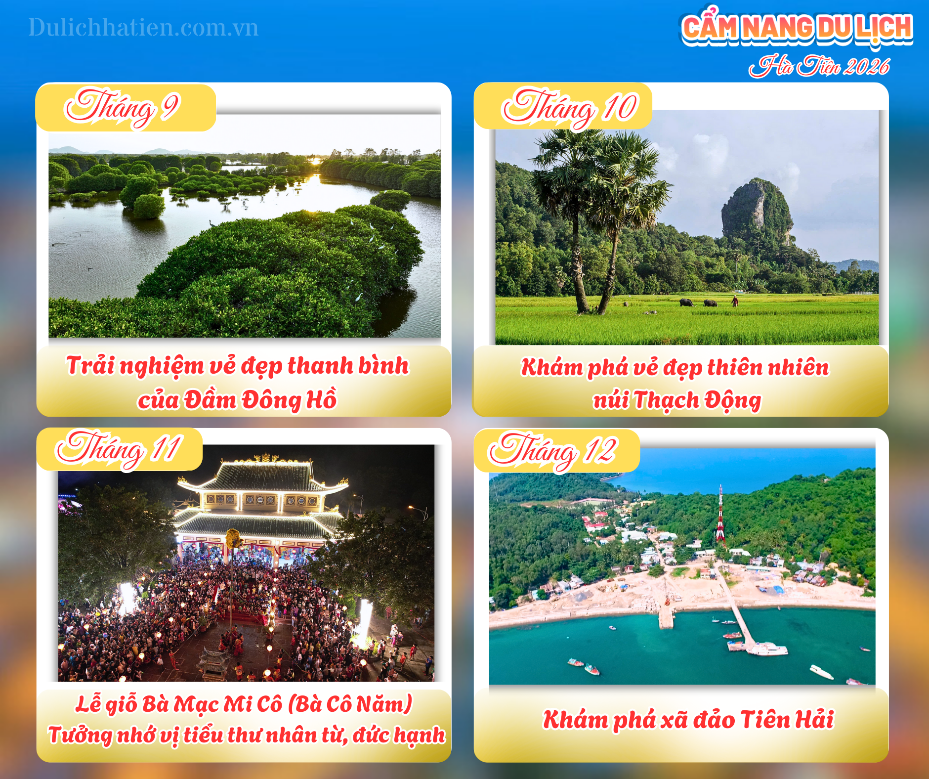 Tháng 09: Bình minh yên bình trên Đầm Đông Hồ