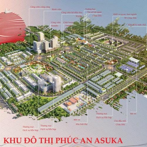 Mặt Bằng Tổng Thể Khu Đô Thị Phúc An Asuka Châu Đốc