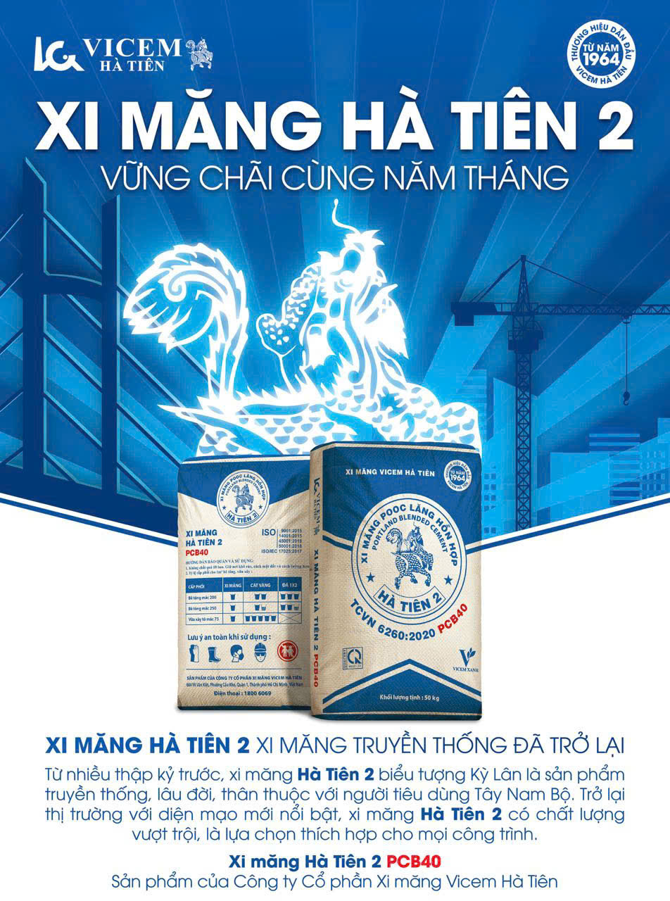 Xi Măng Hà Tiên 2 Trở Lại Với Diện Mạo Mới, Chất Lượng Vượt Trội | Vật Liệu Xây Dựng Kiên Giang 159