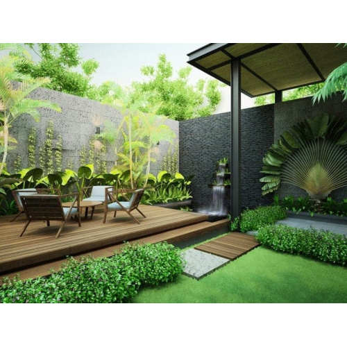 Sân vườn đẹp phong cách Châu Âu